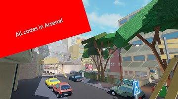 All codes in Arsenal (ROBLOX)