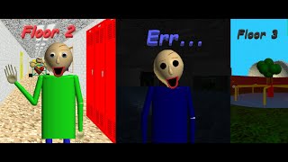 Baldis Fun New School Plus | Floor 2 Err Floor Floor 3 (GAMEPLAY) (FREE RUN MODE)
