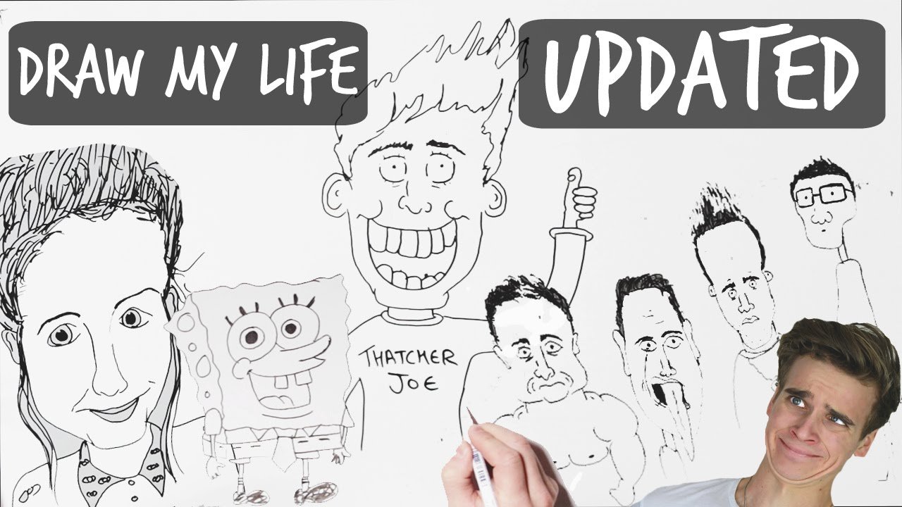 draw my life updated thatcherjoe youtube