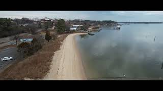 Drone footage George P  Coleman Memorial Bridge