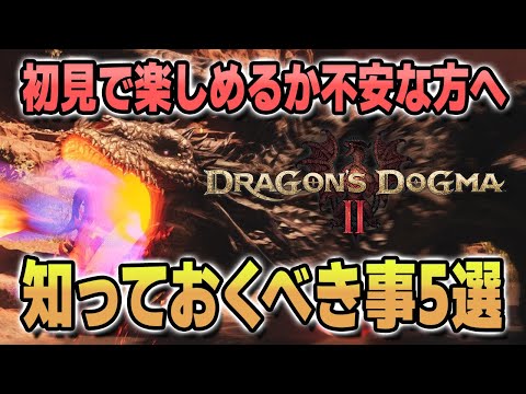 【ドラゴンズドグマ2】購入前に知っておくべき事5選！前作を遊んだ事が無い方は特に必見！【新作ゲーム発売に向けて】