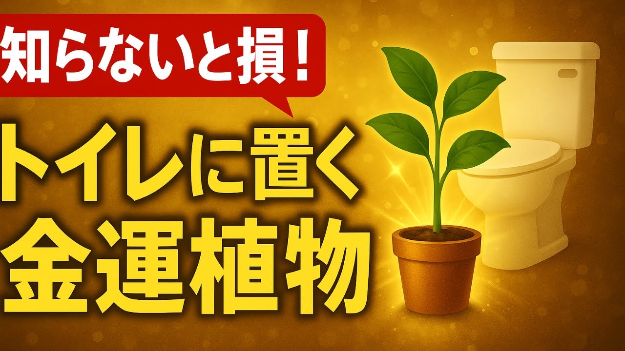 トイレに置くべき最強の金運観葉植物10選