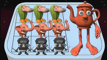 MERGE ITAILLAN : Meme Brainrot Runner - Reach Max Level Tung Tung Sahur Evolution Gameplay,Anomoli