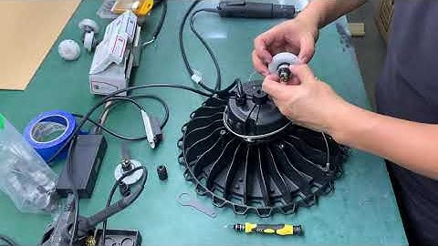 LED UFO HIGH BAY Light wiring motion sensor