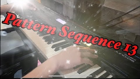 Pattern Sequence 21–unnamed: on Juno DS 88.