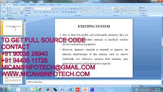 Circular Shaped Microstrip Patch Antenna at Net Worth