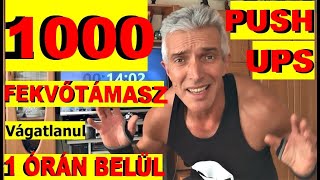 1000 fekvőtámasz 1óra alatt! A videó amit Dennis Burkhardt törölt!!! 1120 (Push-ups in 1 hour)