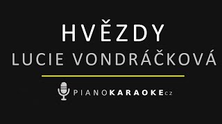 Lucie Vondráčková - Hvězdy | Piano Karaoke Instrumental