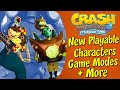 Crash Bandicoot 4: Its About Time - Playable Dingodile!, Alternate Skins, New Game Modes + More!