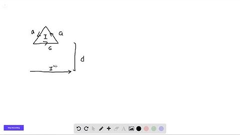 (III) A triangular loop of side length a carries a current I Fig. 41 ) . If this loop is placed a d…
