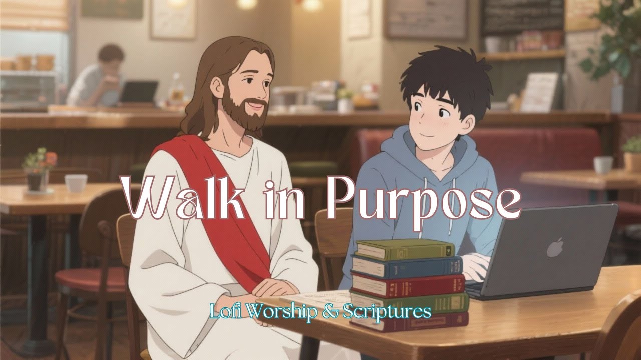 Walk in Purpose | Gentle Lofi Worship & Bible Verses