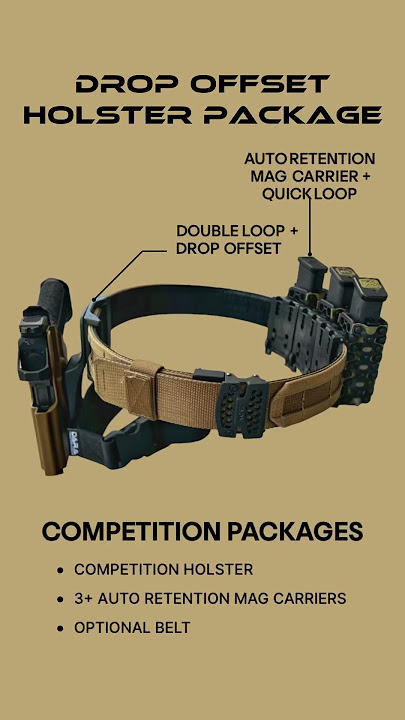Upgrade Your Kit | Dara Holster Packages with Kore Essentials Battle Belt