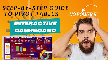 Creating an Excel Interactive Dashboard: Step-by-Step Guide to Pivot Tables. No Power BI!
