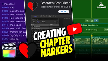 How to add chapter markers in final cut pro - convert them into time codes for Youtube descriptions