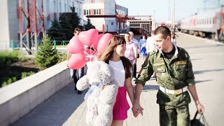 Дождалась любимого парня из армии!!! - в Барнауле: видеооператор постарался