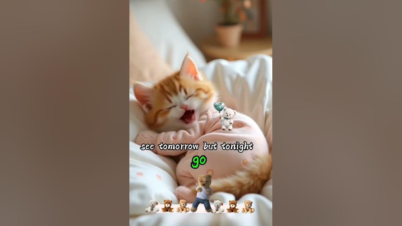 Omg, Sunny as a tiny kitten.😍♥️   The Cutie sings "APT". So sweet😻 #cutecat #catlover #lipsync #ai