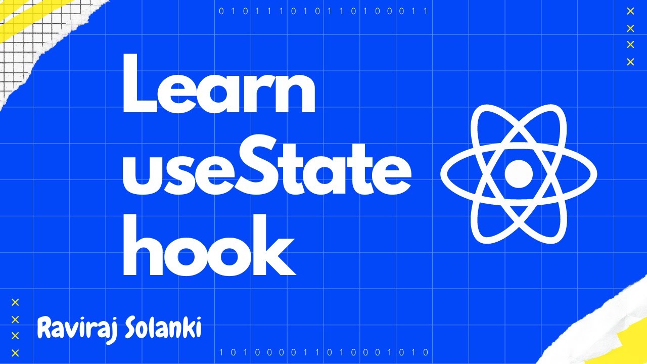 Learn React useState hook with example - YouTube