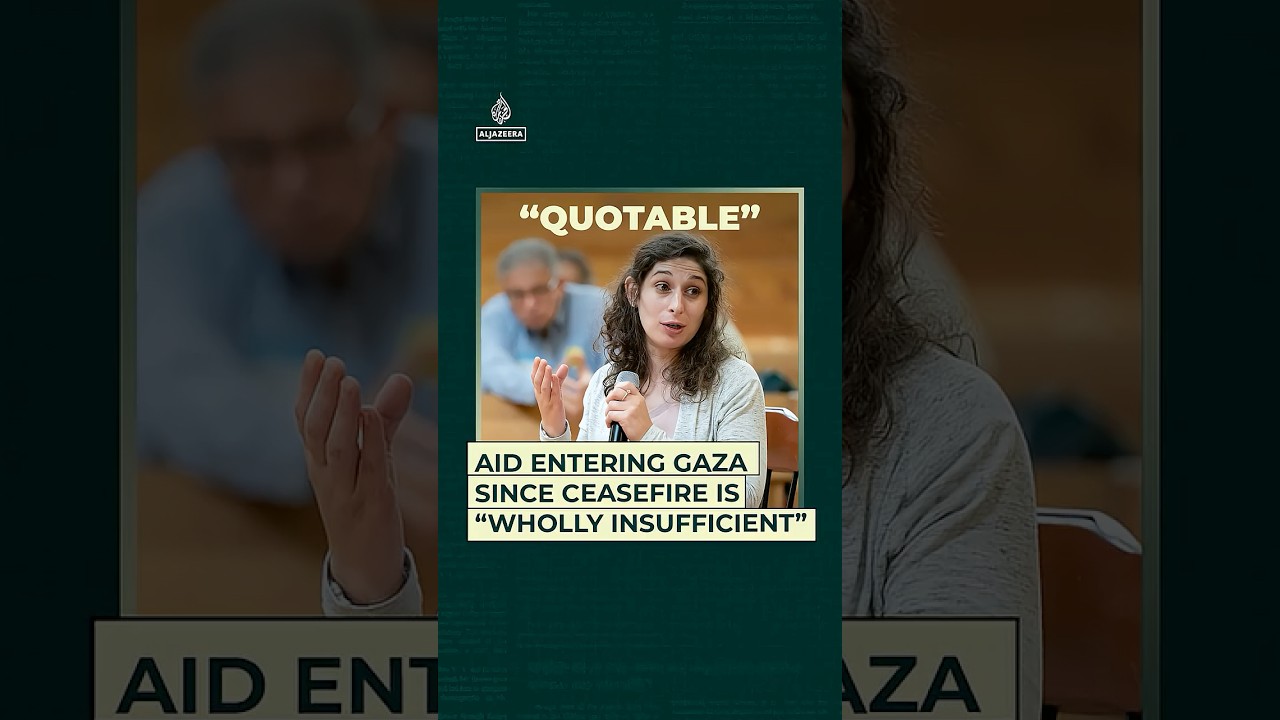 المساعدات التي تدخل غزة منذ وقف إطلاق النار "غير كافية على الإطلاق".