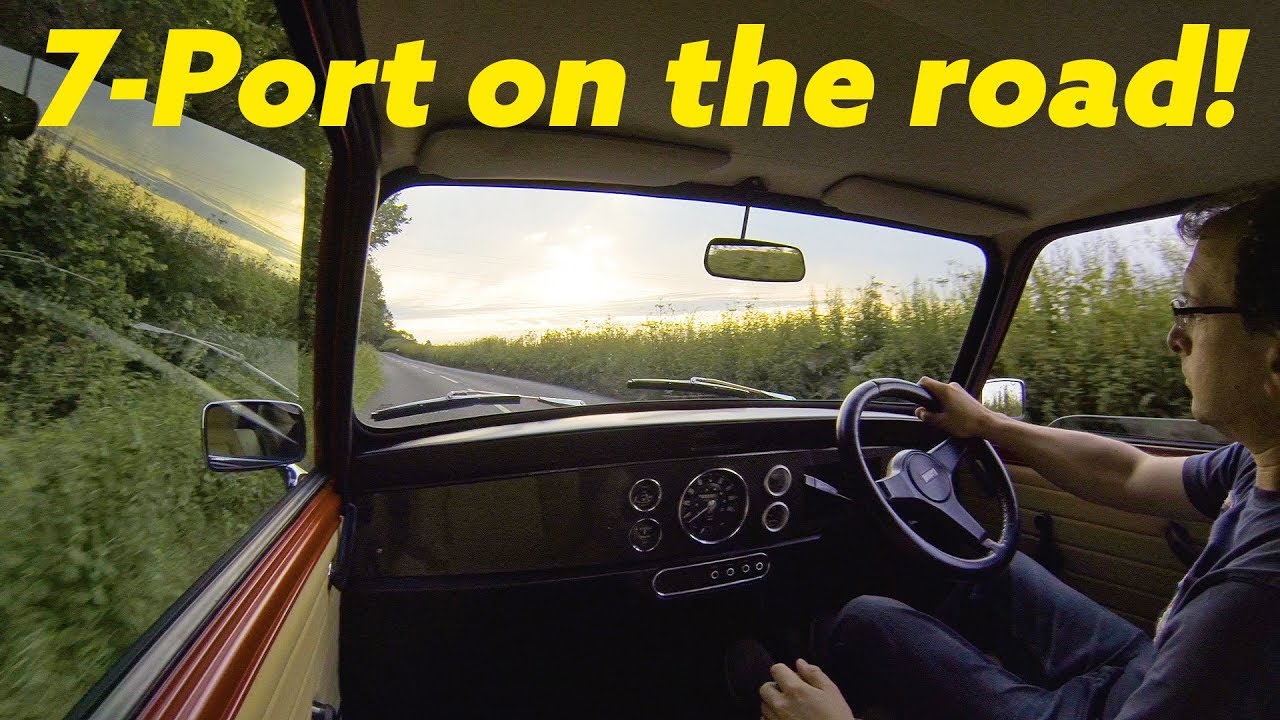 7-port injected Classic Mini on the road!