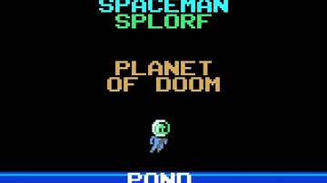 Spaceman Splorf: Planet of Doom (Videopac G7000 port)