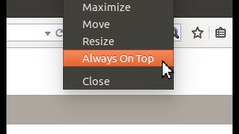 how to set any  application as  "always on top"  in windows 7/8/10