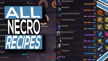 All Necromancer Recipes In Spellforce Conquest Of Eo