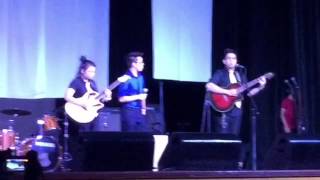 Beatrice Camille M. Gica and her band at AB Initio - Legal Management concert Ed Auditorium (UST)
