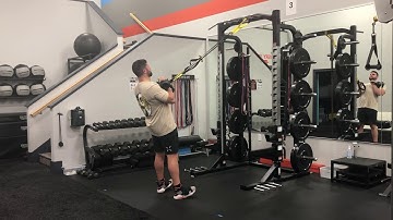 Matthew Ibrahim | TRX 1-Arm Row w/ KB 1-Arm Front Rack