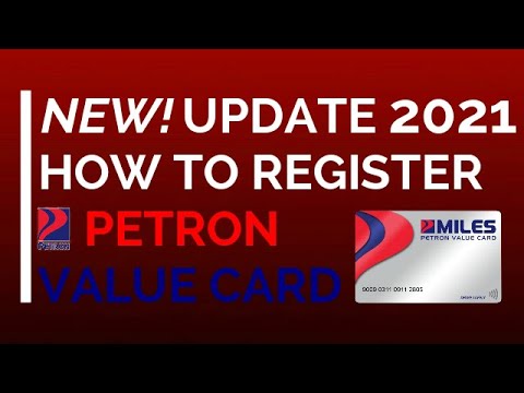 HOW TO REGISTER PETRON VALUE CARD 2021 NEW UPDATE D'Gud News