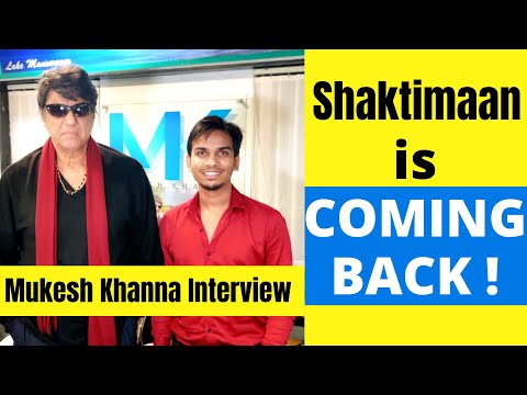 Shaktimaan वापस आ रहा है | Exclusive Interview with Mukesh Khanna Sir "Shaktimaan"