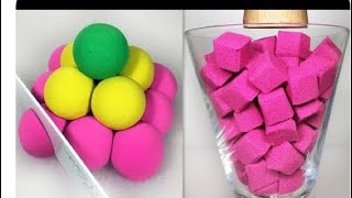 Very satisfying and relaxing kinetic sand video.#kineticsand #satisfying #relaxing #asmr #youtube