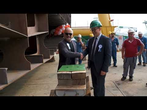 NB1090 Scandlines Keel Laying Ceremony