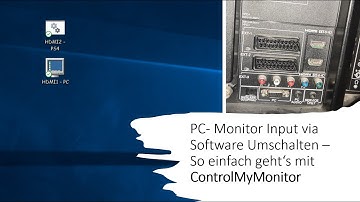 PC- Monitor Input via Software Umschalten – So einfach geht‘s mit ControlMyMonitor