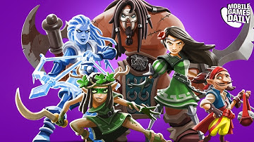 DARKFIRE HEROES Gameplay Walkthrough Part 1 (iOS. Android)