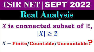 #csirnet #mathematics #Sept2022 | Finite, Countable, or Uncountable