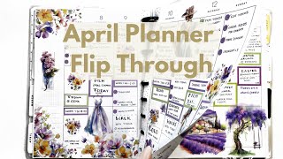 April  2025  Planner Flip Through  | Happy Planner | After The Pen | APT FLIP THROUGH