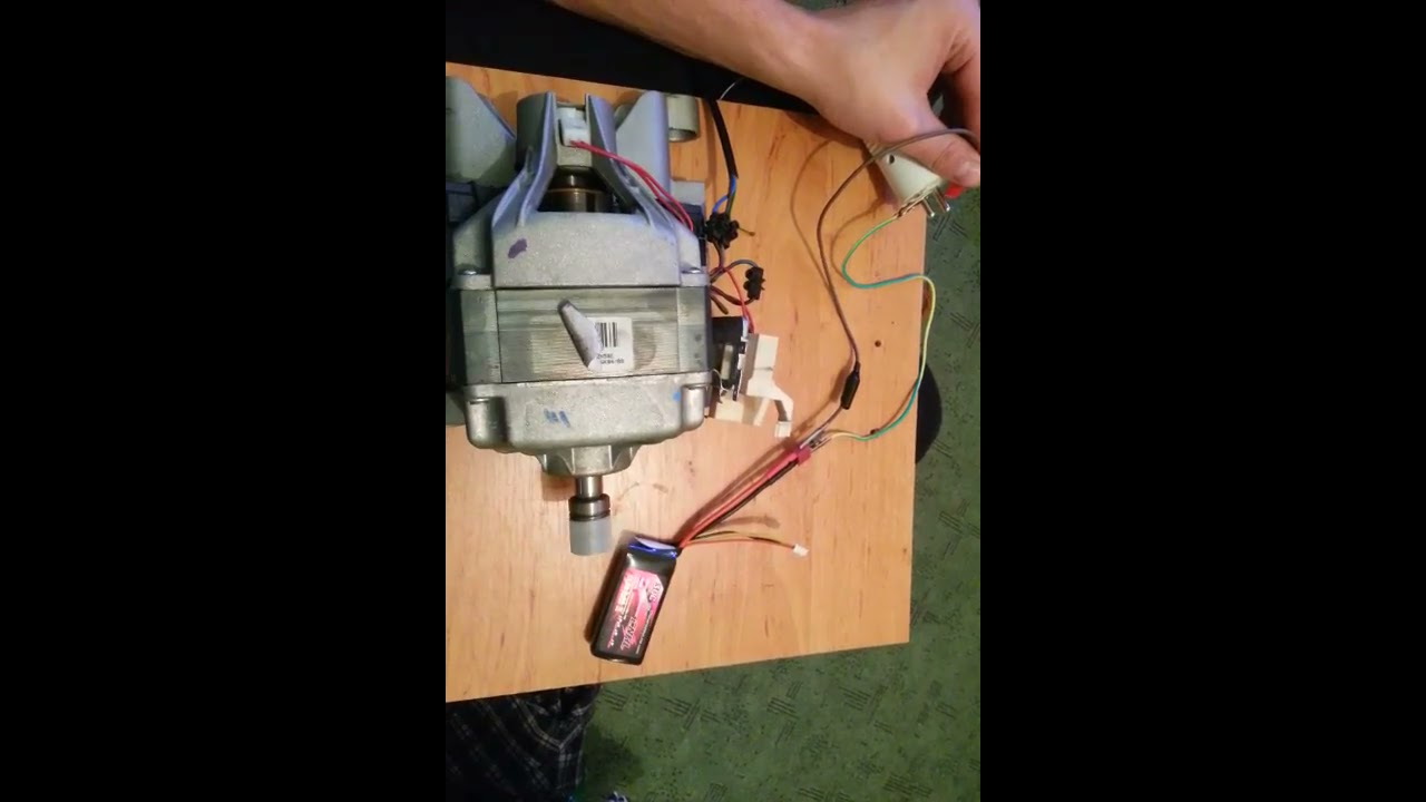 How to wire AC universal motors (Wash machine) - YouTube