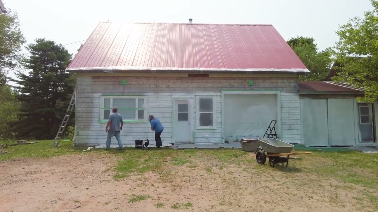 Adventures In Paradise - Painting The Coach house