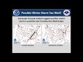 Winter storm Tonight through Saturday