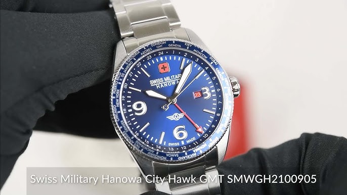 Short review of watch SWISS MILITARY-HANOWA HAWK EYE SMWGB0000504 by DEKA -  YouTube