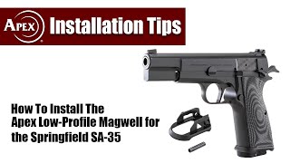 Apex SA-35 Low-Profile Magwell Installation Instructions