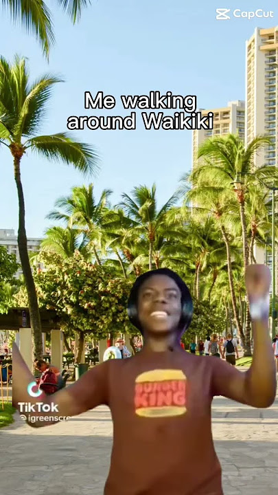 Tourists in Waikiki be like