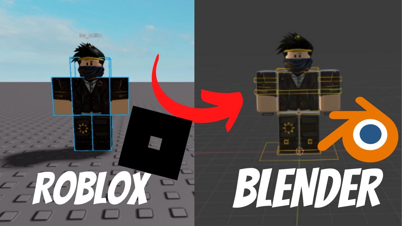 How To Import Your Roblox Character Into Blender 2 91 Part 1 Youtube - how to import roblox block into blender