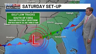 First Alert Forecast - Few Showers Today, Rain Likely Saturday