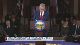 In inaugural speech, Gov. DeWine praises Ohioans' resiliency