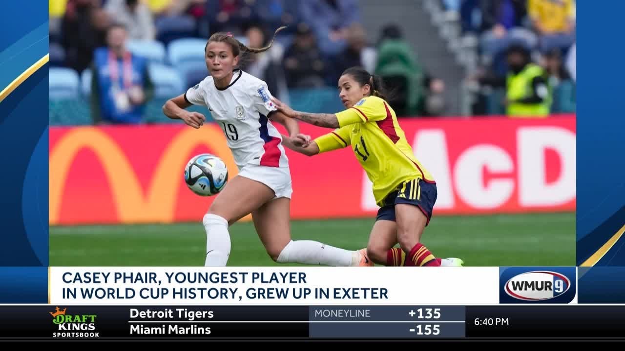 Casey Phair, youngest player in World Cup history, grew up in Exeter ...