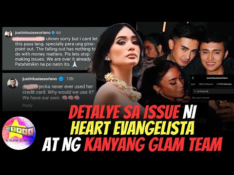 Detalye sa issue ni Heart Evangelista at ng kanyang Glam Team