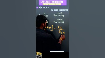 LAPLACE TRANSFORM - TG ECET -2022 || SAIMEDHA KOTI - HYD