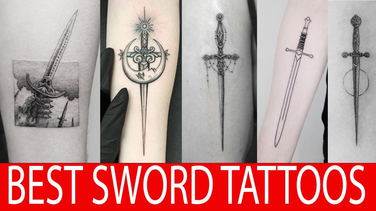 Sword with flower tattoo – Weronika.inkss