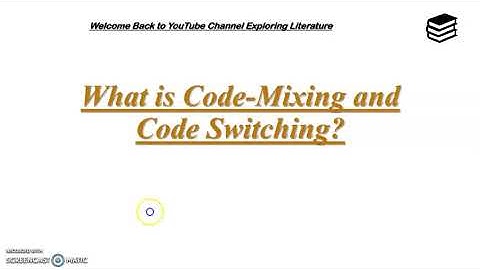 What is Code-Mixing and Code Switching in Sociolinguistics?|Types| In Urdu and Hindi| Crash Course|